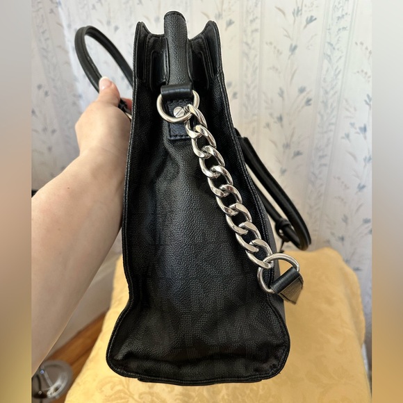Michael Kors Black Leather Satchel - Picture 6 of 16